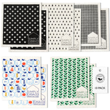 Load image into Gallery viewer, Swedish Dishcloths 10-Pack – Reusable, Biodegradable Cleaning Cloths | SimplyCasa