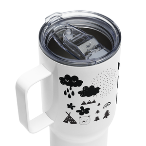 SIMPLYCASA Travel mug with a Handle 25oz