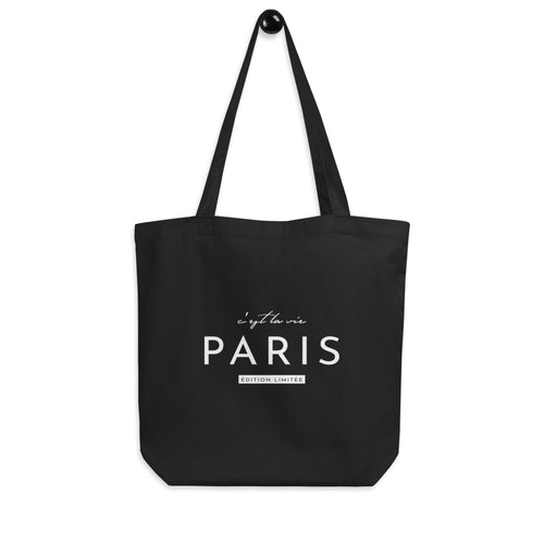 SIMPLYCASA Eco-Friendly Paris Canvas Bag