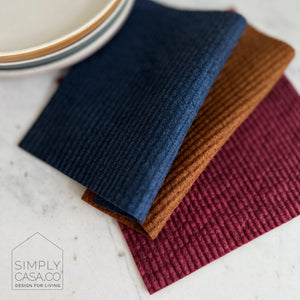 SIMPLYCASA Hand Dyed Dark Color Swedish Cloths 5/Pack