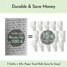 Load image into Gallery viewer, Long Swedish Dishcloths 7-Pack – Reusable, Super Absorbent Cleaning Cloths | SimplyCasa